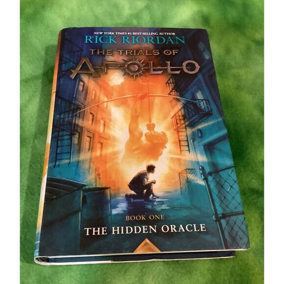 The Trials of Apollo Hardcover Book 1 The Hidden Oracle First Edition 2016 VG - Picture 1 of 6